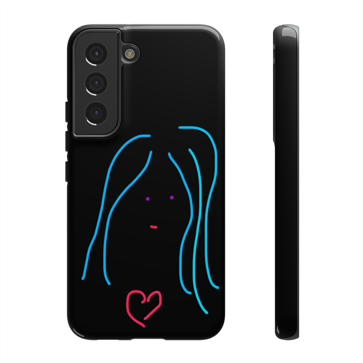 Heart Girl- Tough Cases- 46 Phone Styles
