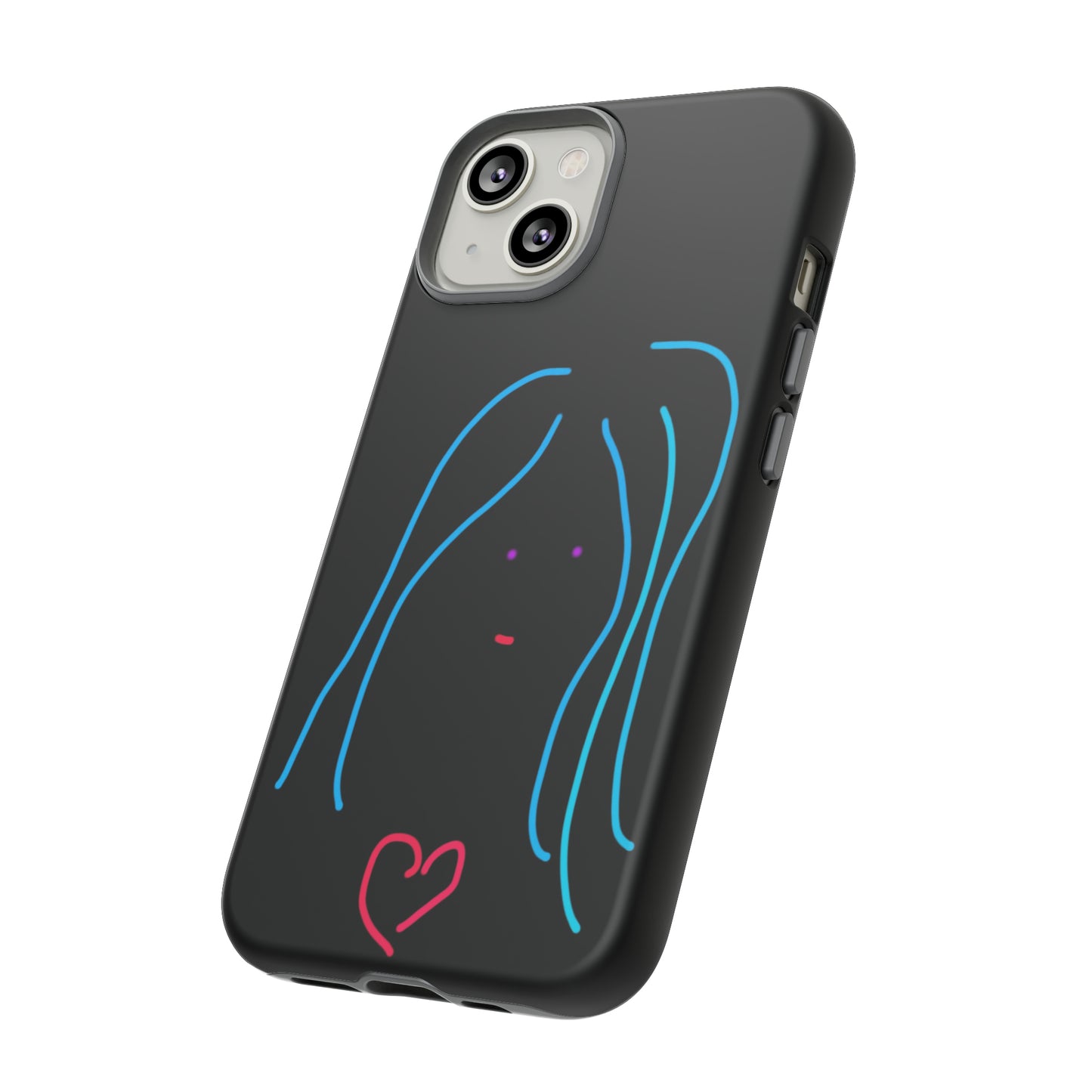 Heart Girl- Tough Cases- 46 Phone Styles