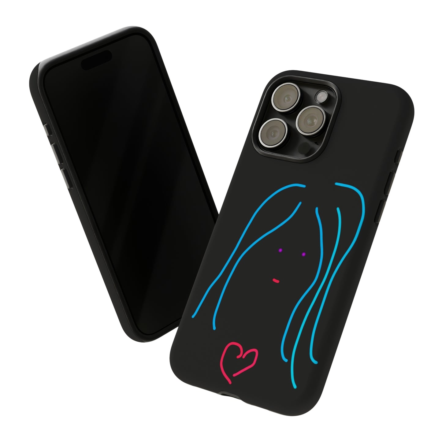 Heart Girl- Tough Cases- 46 Phone Styles