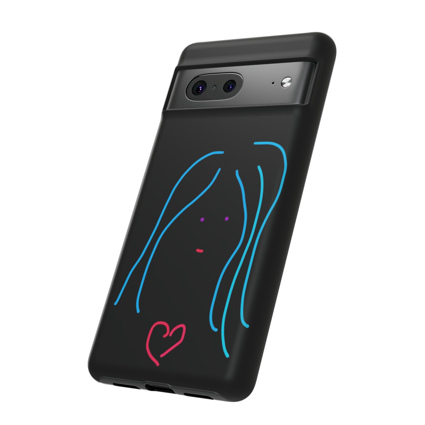 Heart Girl- Tough Cases- 46 Phone Styles