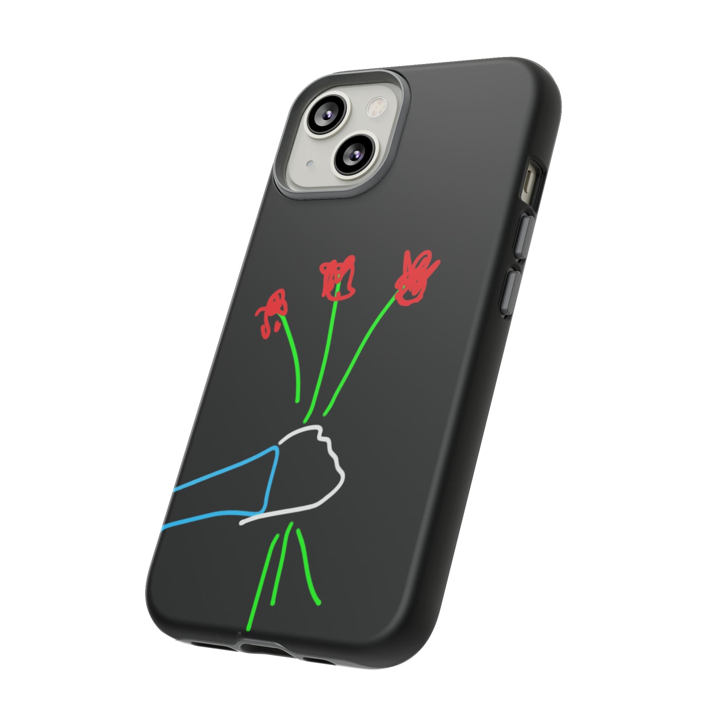 3 Red Flowers- Tough Cases- 46 Phone Styles