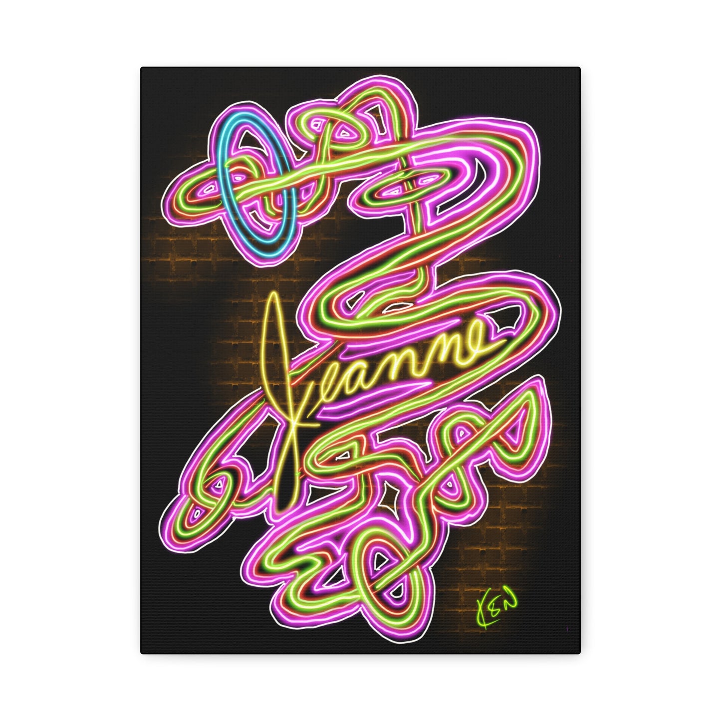 Abstract Jeanne- Canvas Wall Art