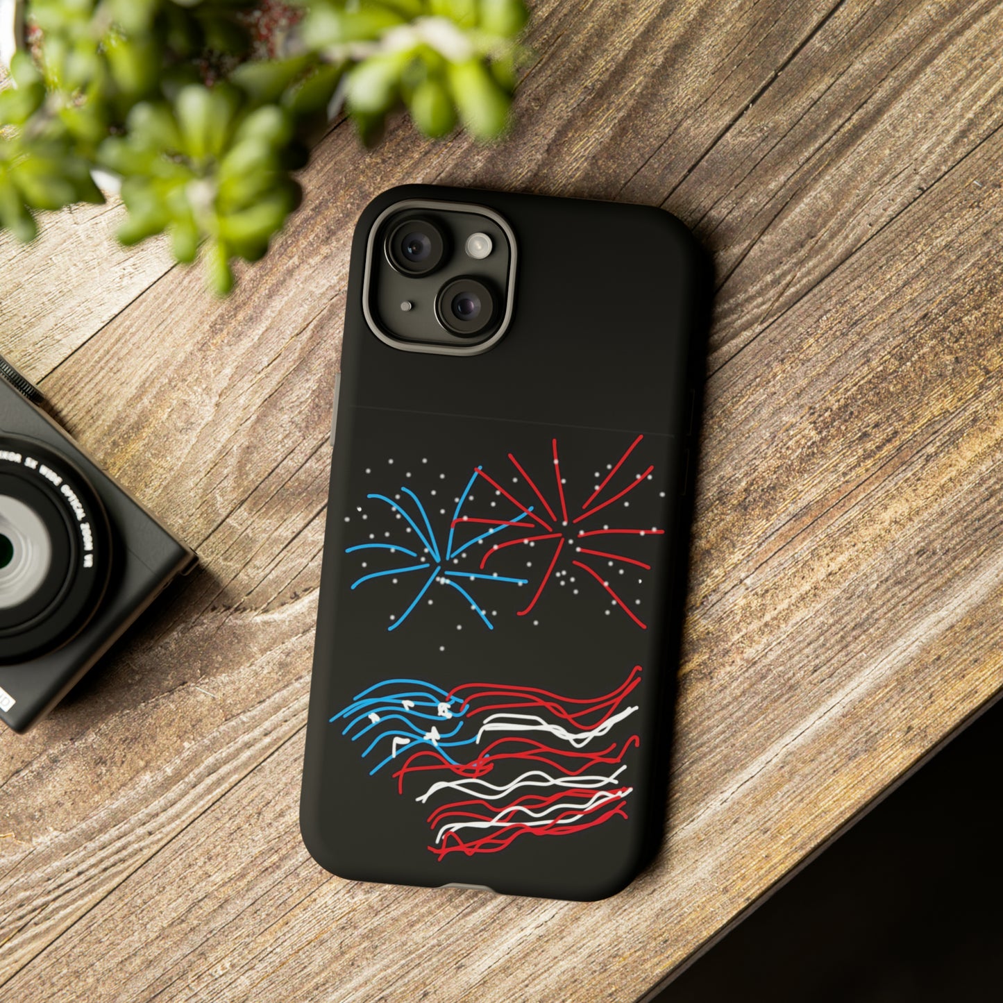 July 4th- Fireworks- Tough Cases- fits 46 phone styles