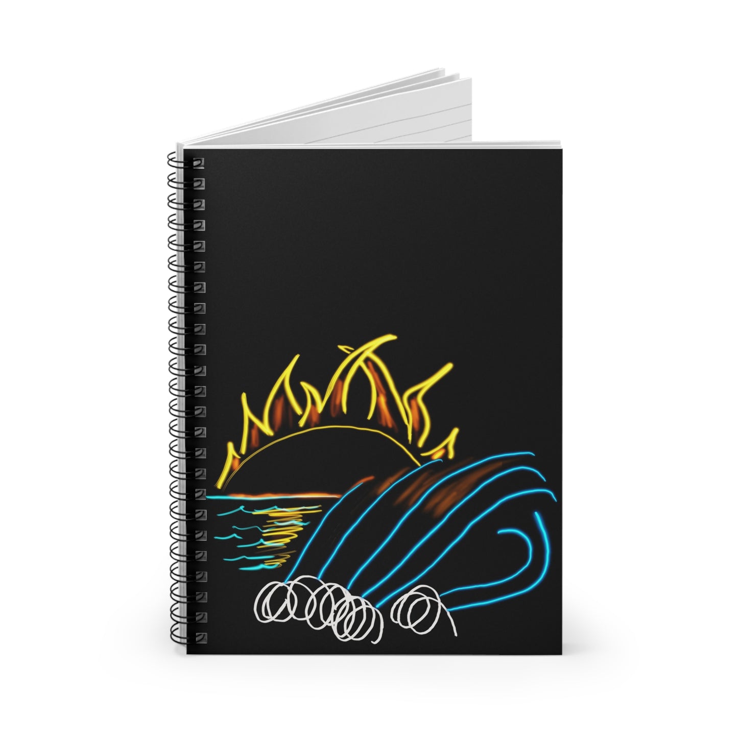 Wave- Spiral Notebook