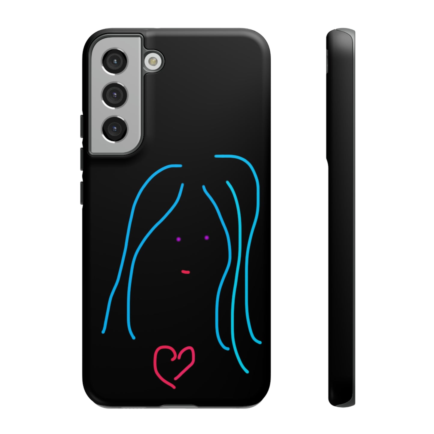Heart Girl- Tough Cases- 46 Phone Styles