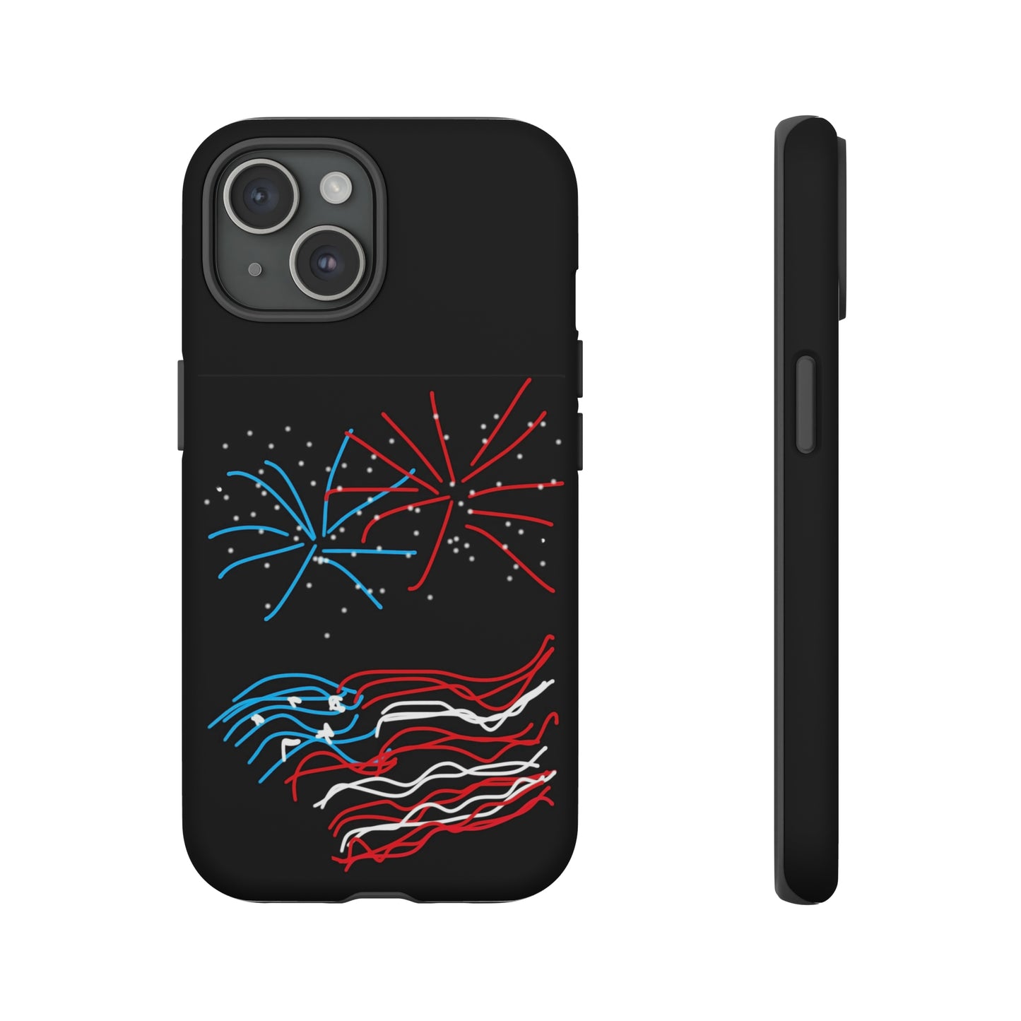 July 4th- Fireworks- Tough Cases- fits 46 phone styles