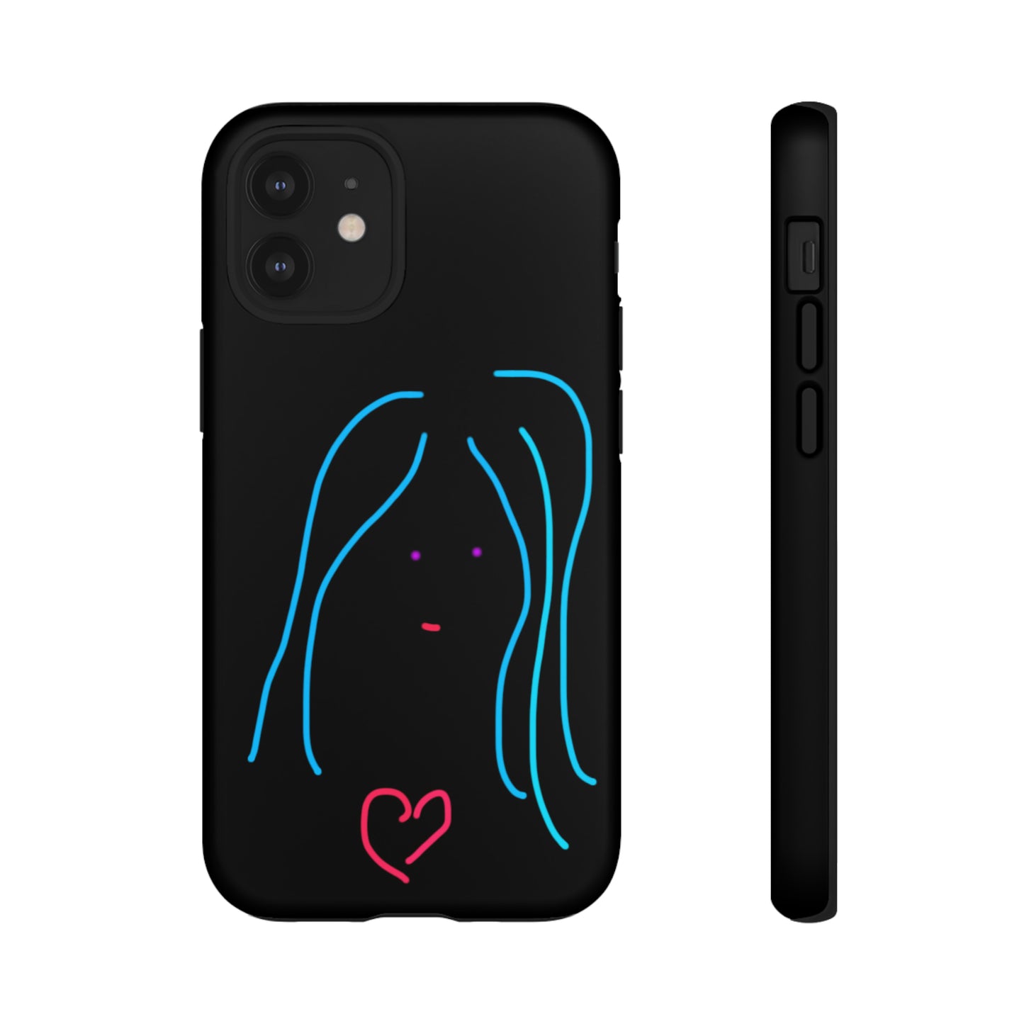 Heart Girl- Tough Cases- 46 Phone Styles
