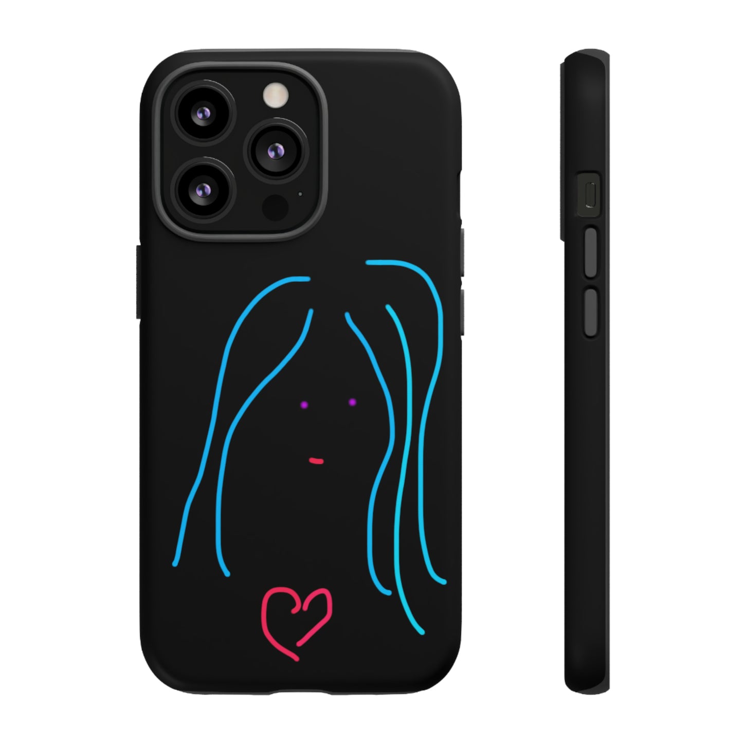 Heart Girl- Tough Cases- 46 Phone Styles