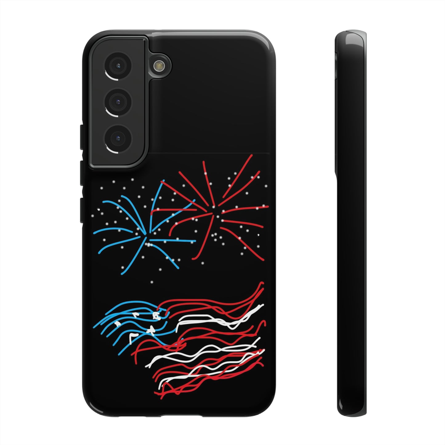 July 4th- Fireworks- Tough Cases- fits 46 phone styles
