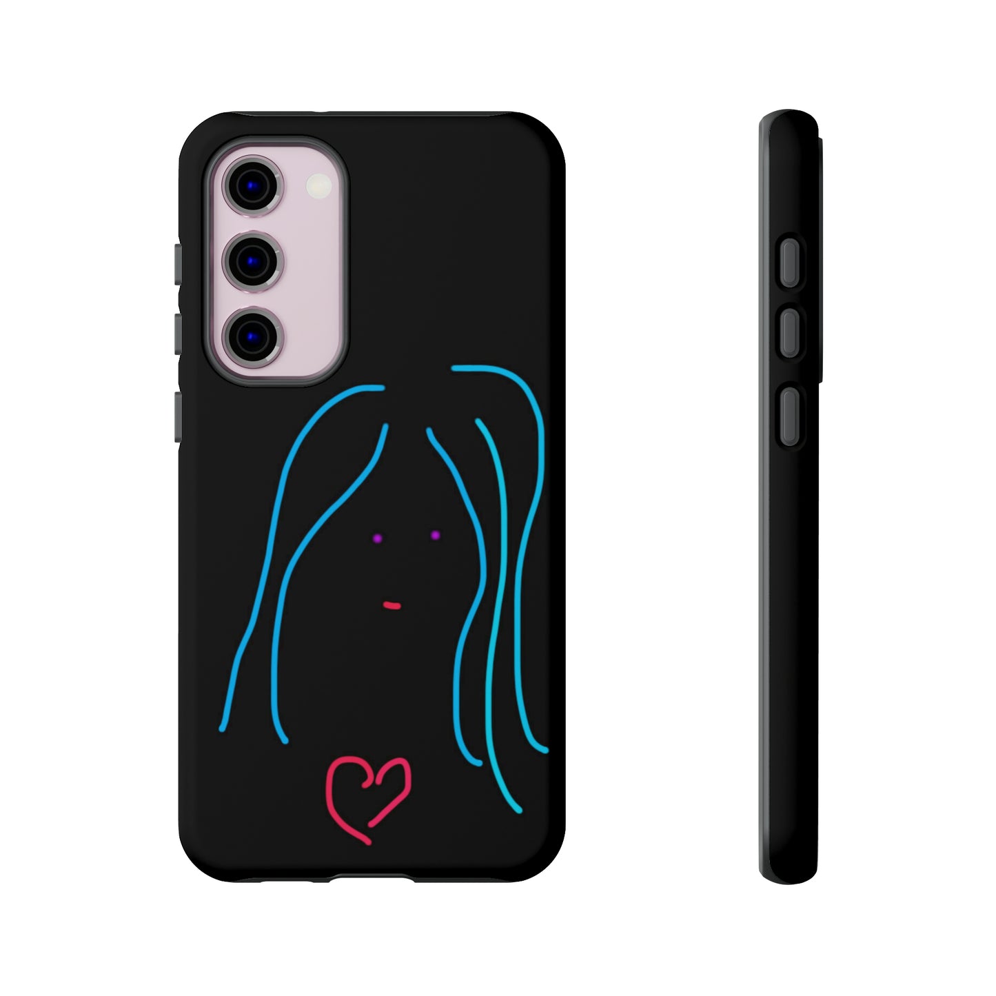 Heart Girl- Tough Cases- 46 Phone Styles