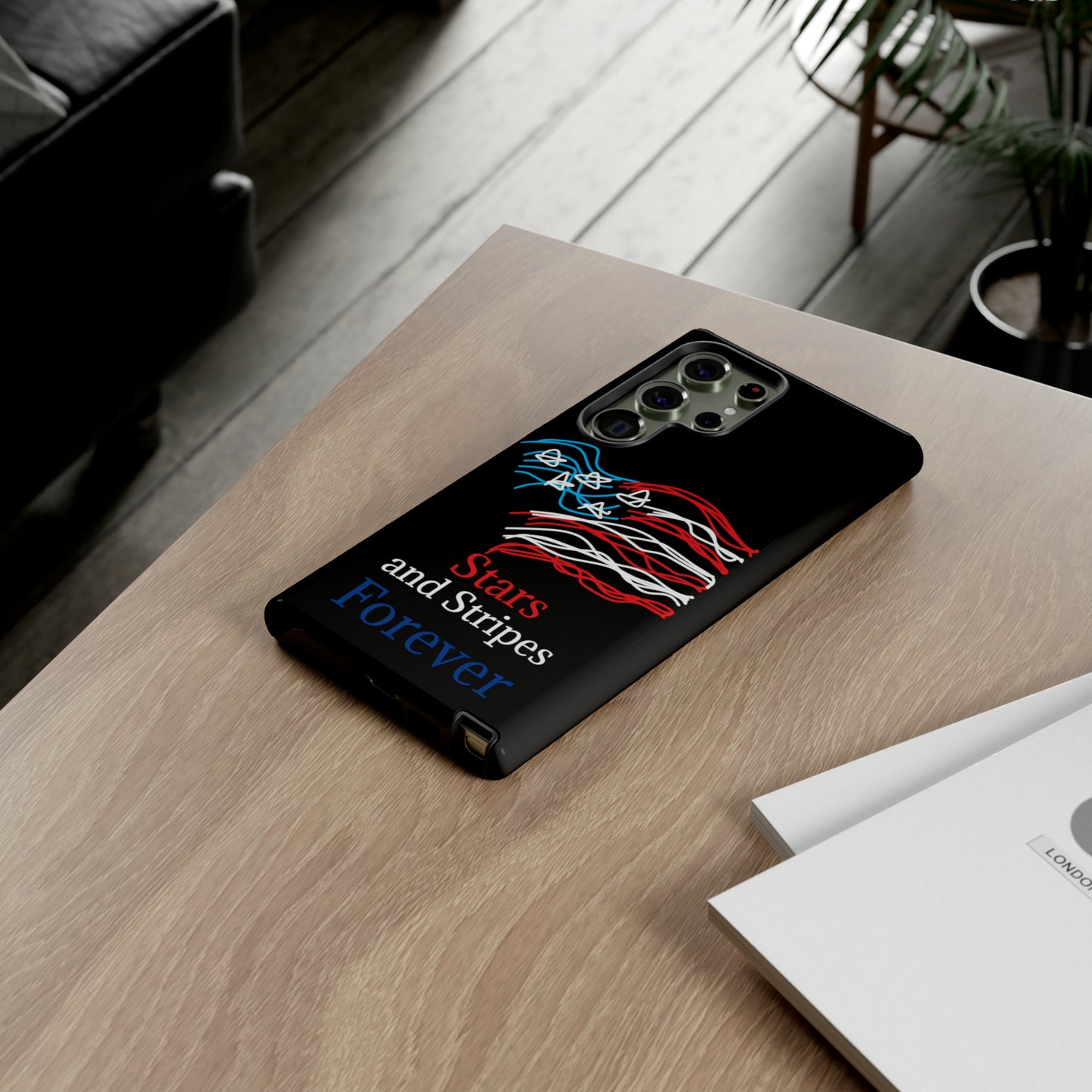 July 4th- Old Glory- Tough Cases- fits 46 styles of phones