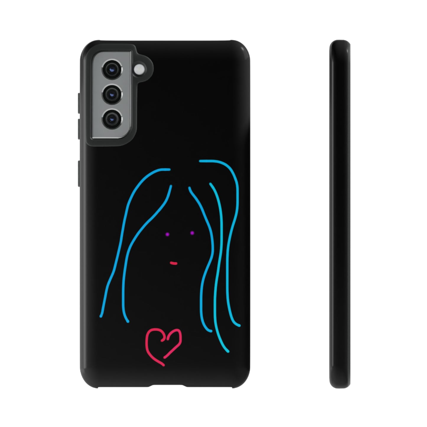 Heart Girl- Tough Cases- 46 Phone Styles