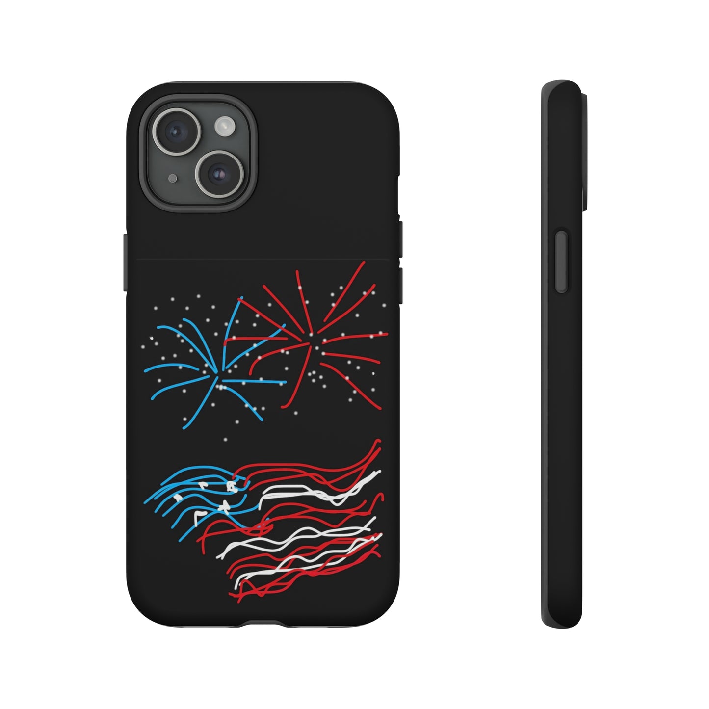 July 4th- Fireworks- Tough Cases- fits 46 phone styles