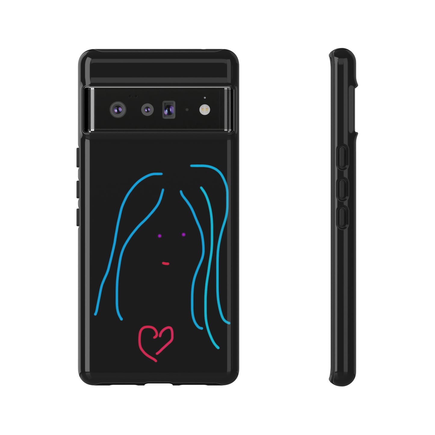 Heart Girl- Tough Cases- 46 Phone Styles