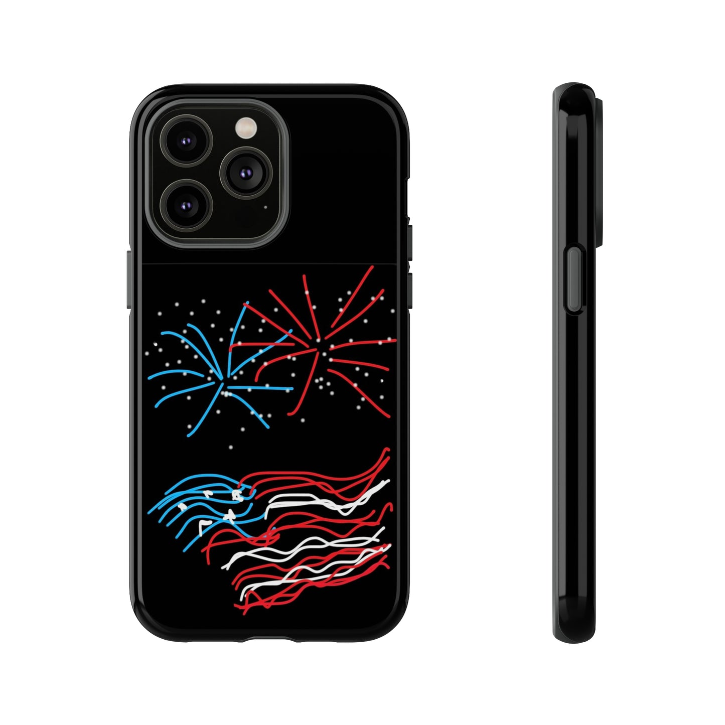 July 4th- Fireworks- Tough Cases- fits 46 phone styles
