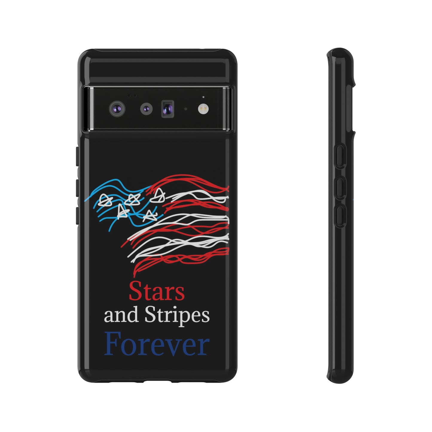 July 4th- Old Glory- Tough Cases- fits 46 styles of phones