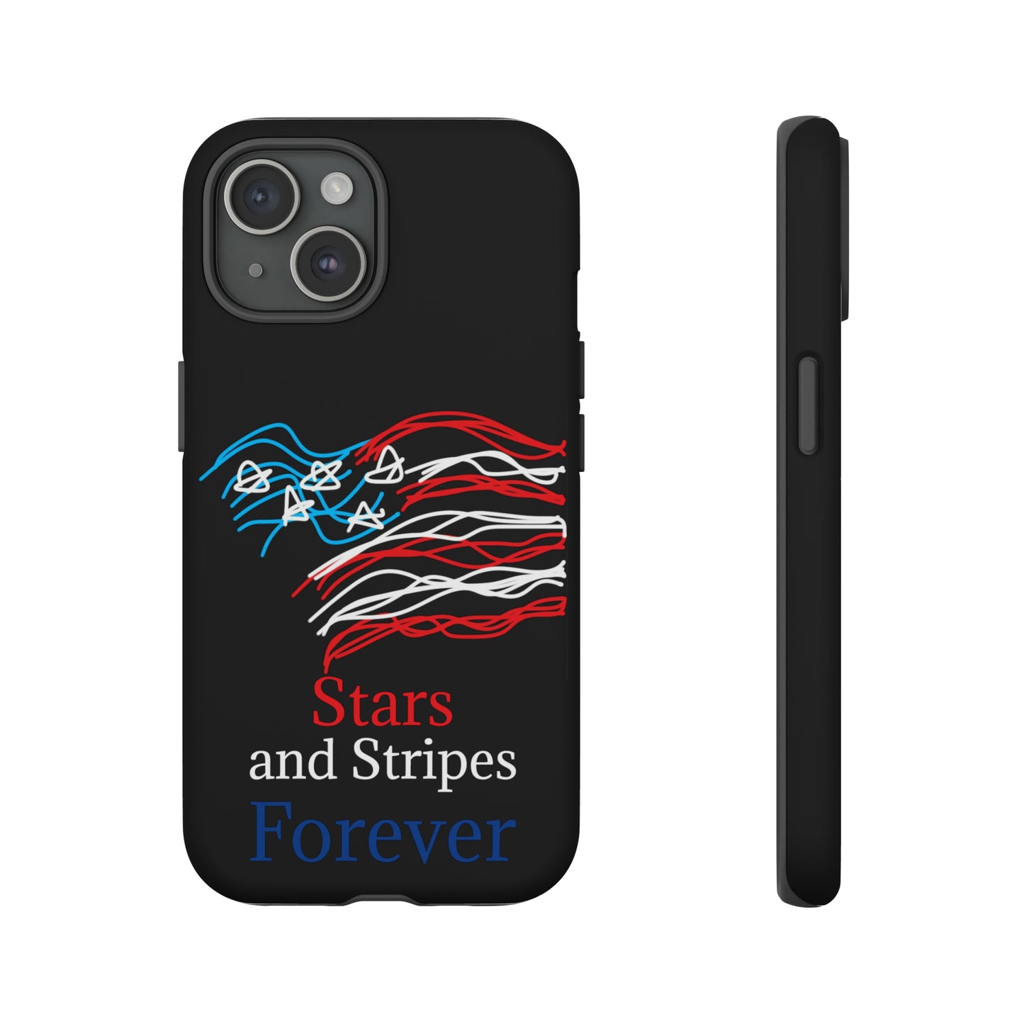 July 4th- Old Glory- Tough Cases- fits 46 styles of phones