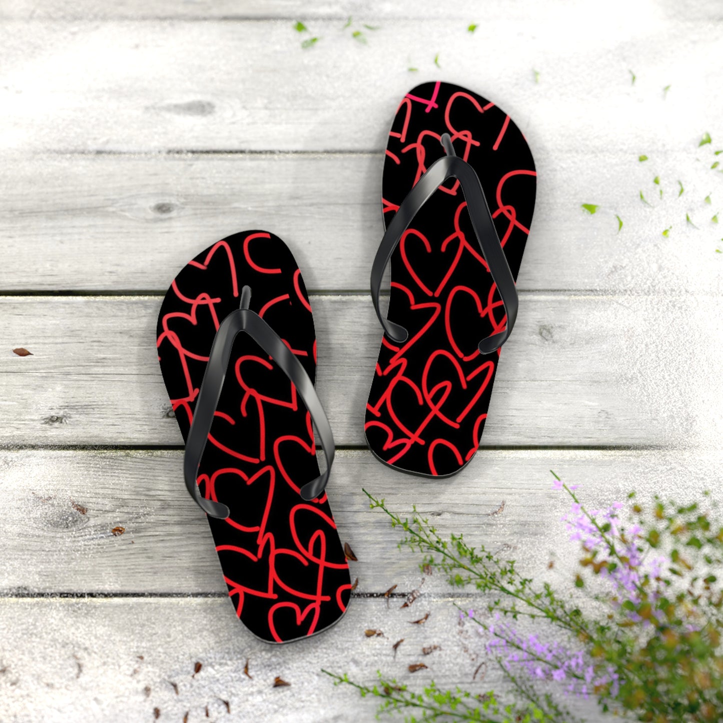 Million Hearts- Flip Flops, 4 sizes