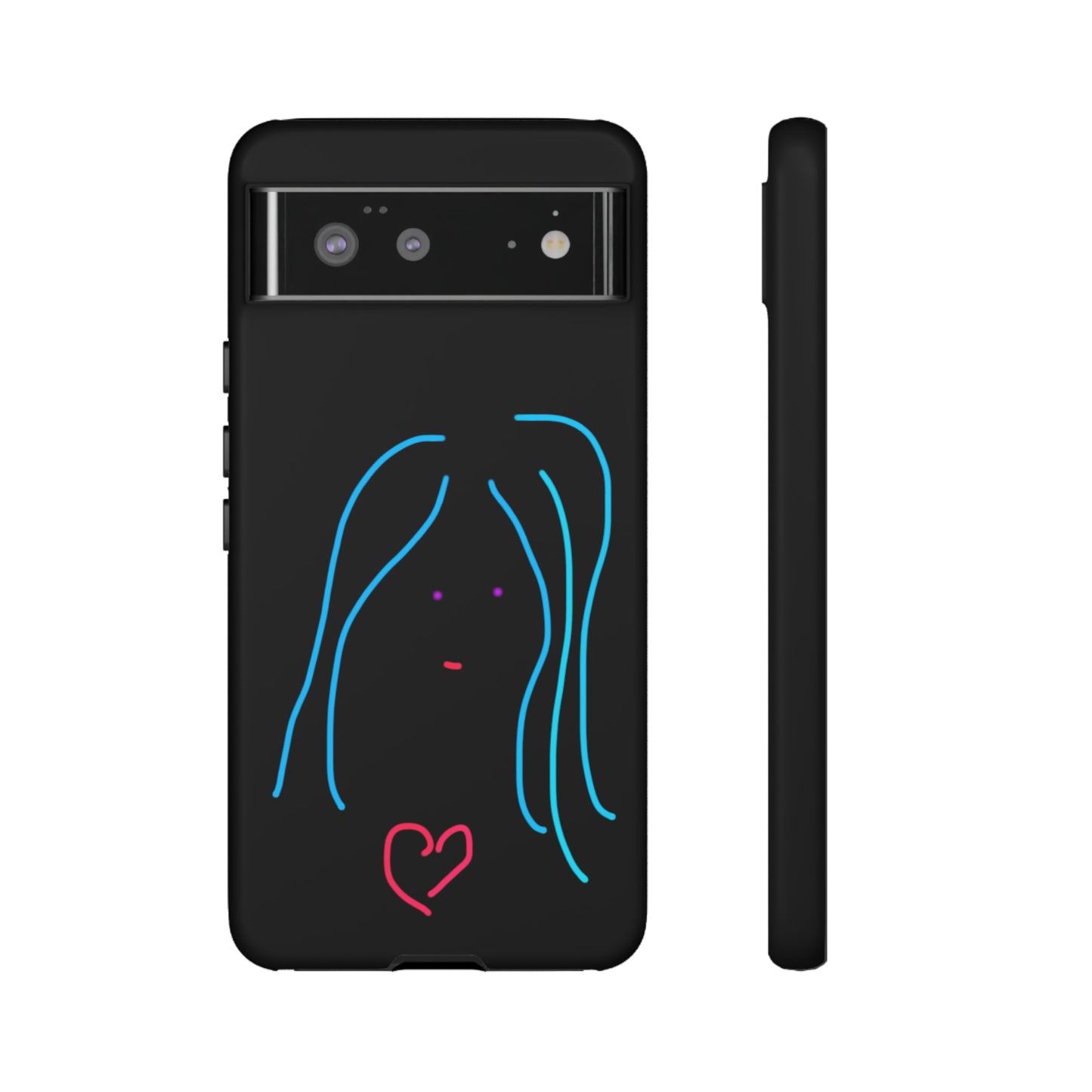 Heart Girl- Tough Cases- 46 Phone Styles