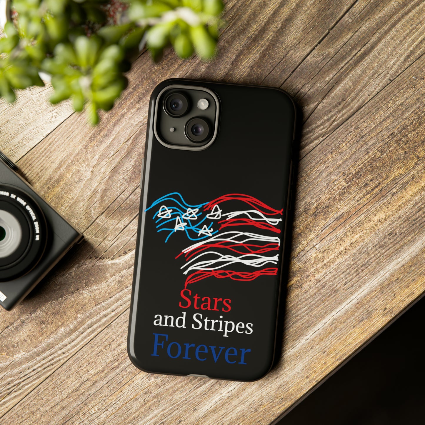 July 4th- Old Glory- Tough Cases- fits 46 styles of phones