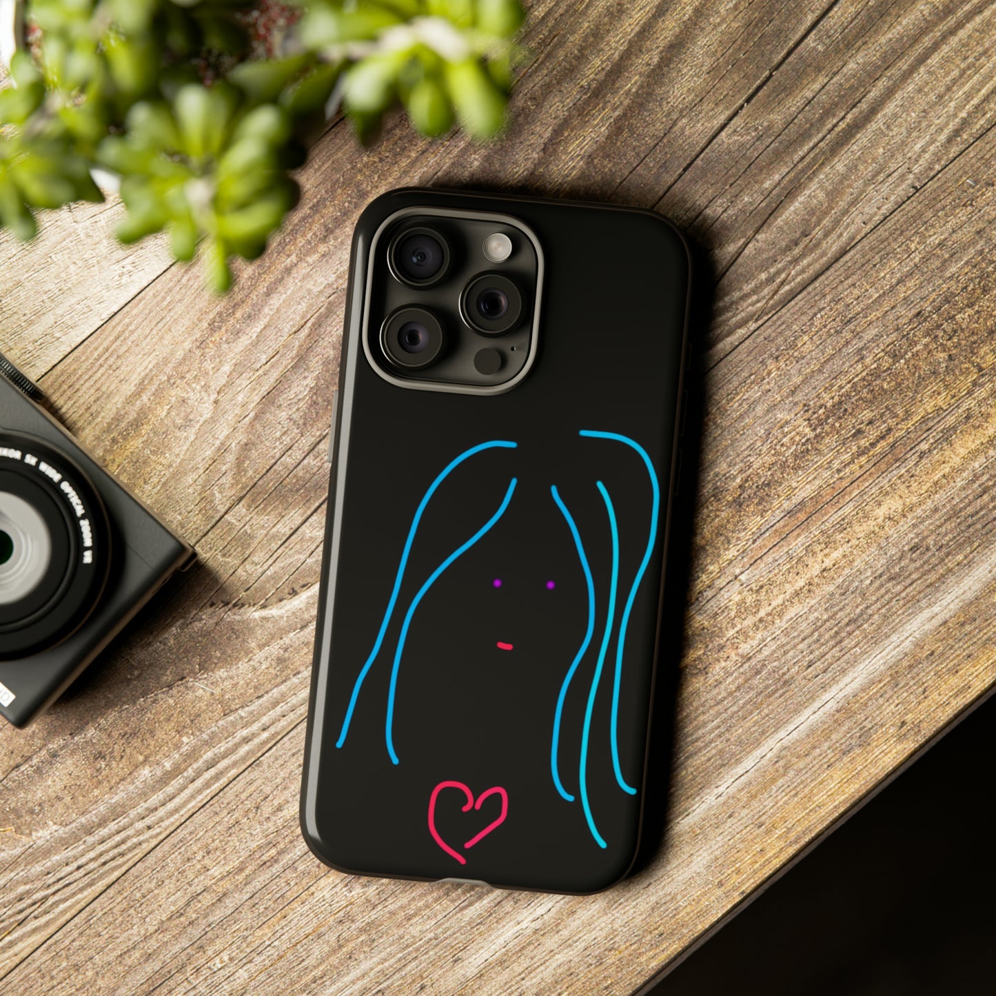 Heart Girl- Tough Cases- 46 Phone Styles