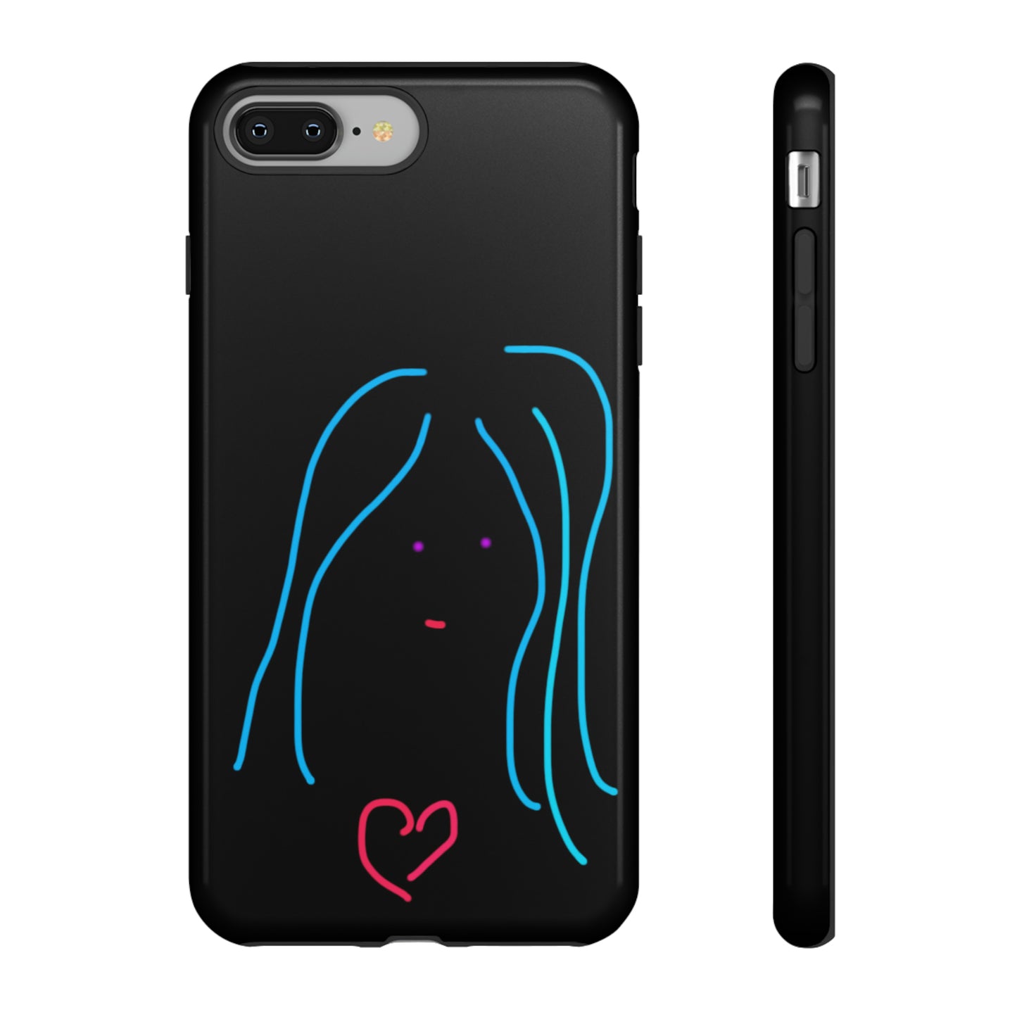 Heart Girl- Tough Cases- 46 Phone Styles