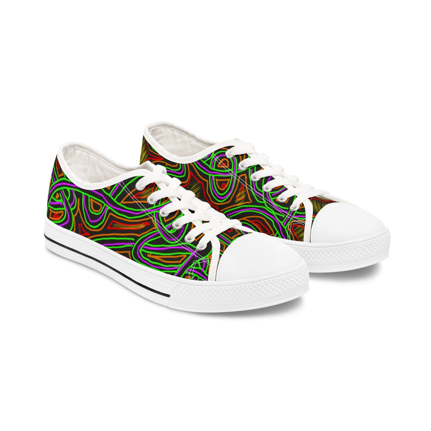 Abstract 11- Women's Low Top Sneakers