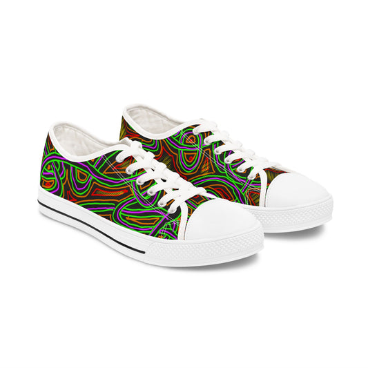 Abstract 11- Women's Low Top Sneakers