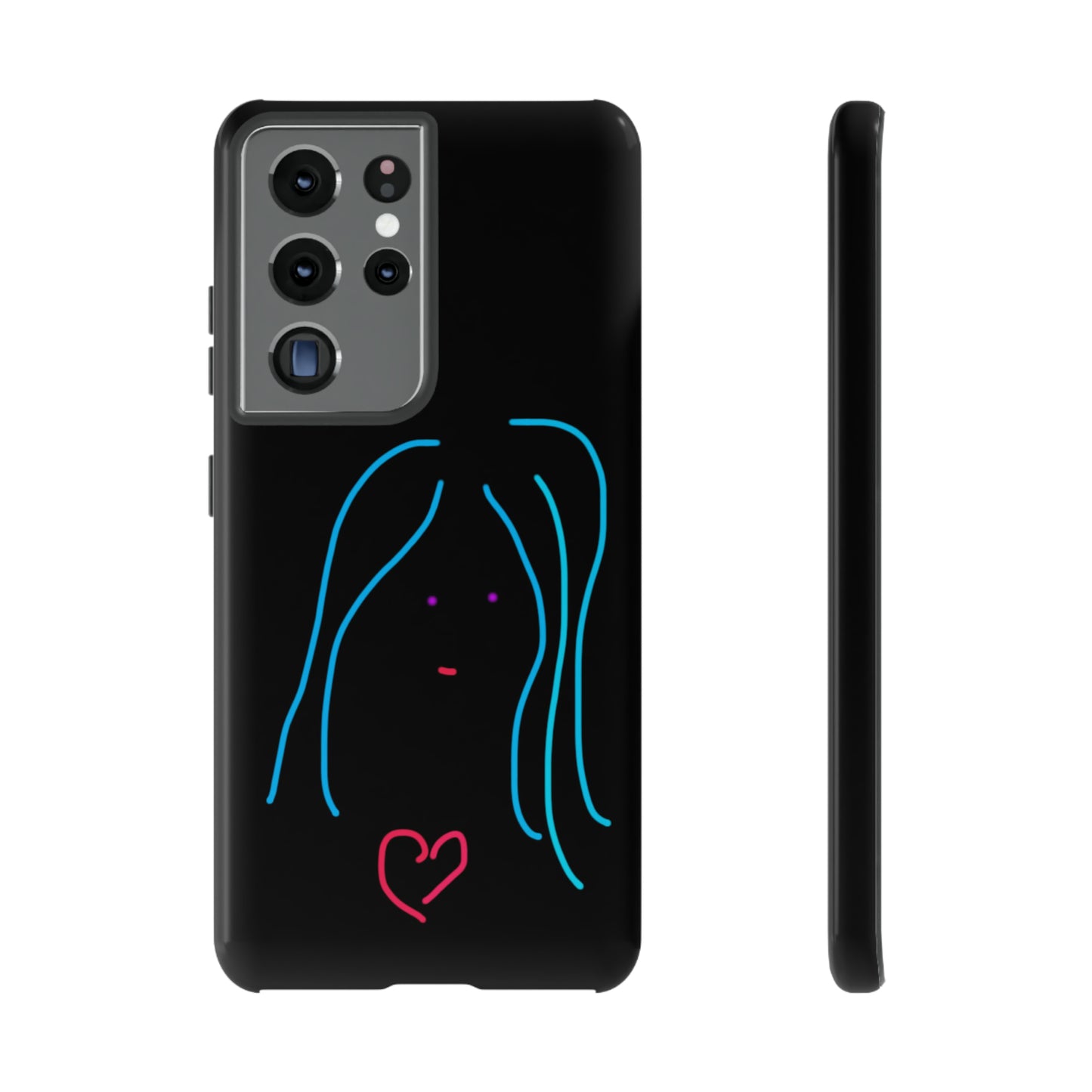 Heart Girl- Tough Cases- 46 Phone Styles
