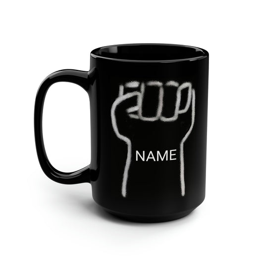 Tattoo- Black Mug, 15oz- Customize