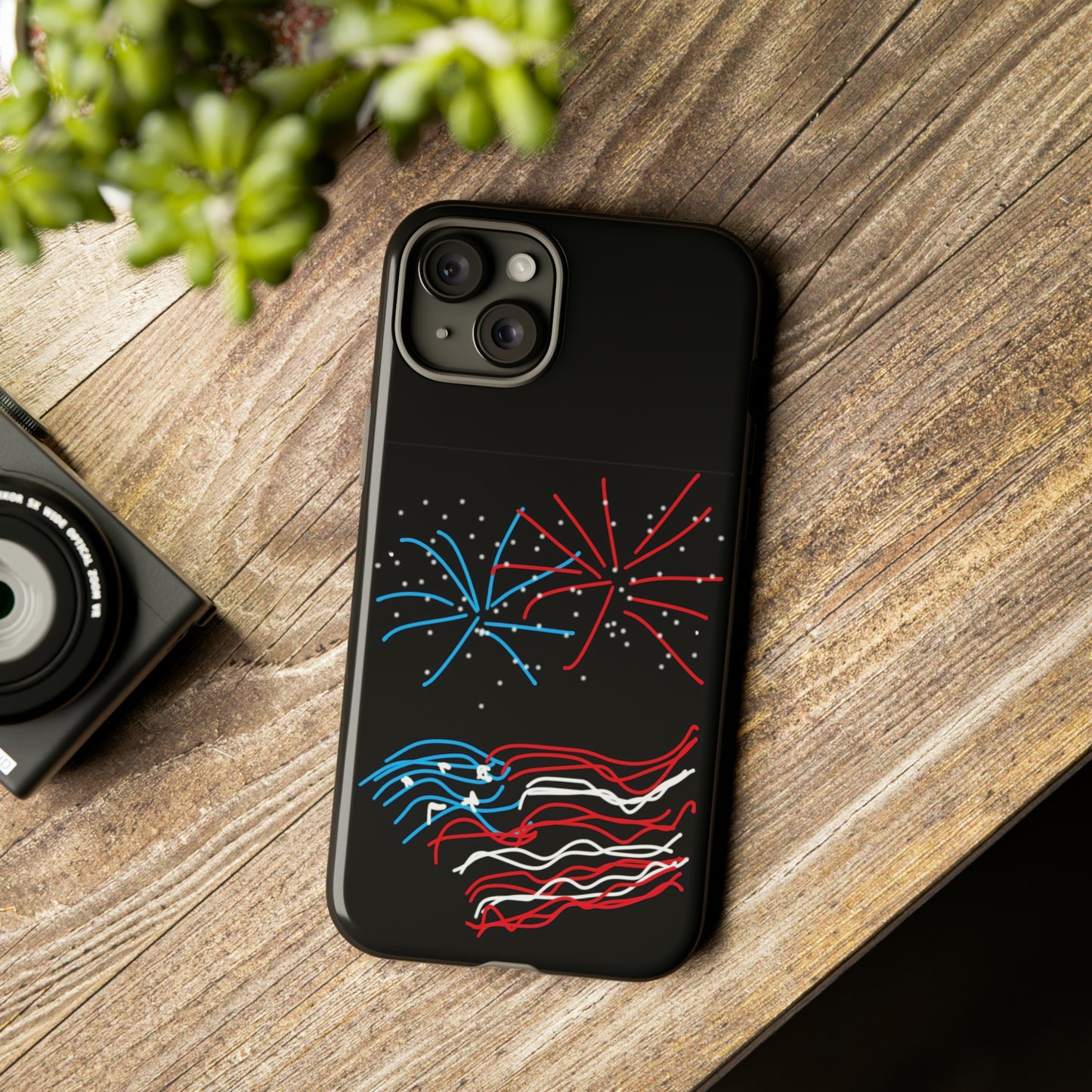 July 4th- Fireworks- Tough Cases- fits 46 phone styles