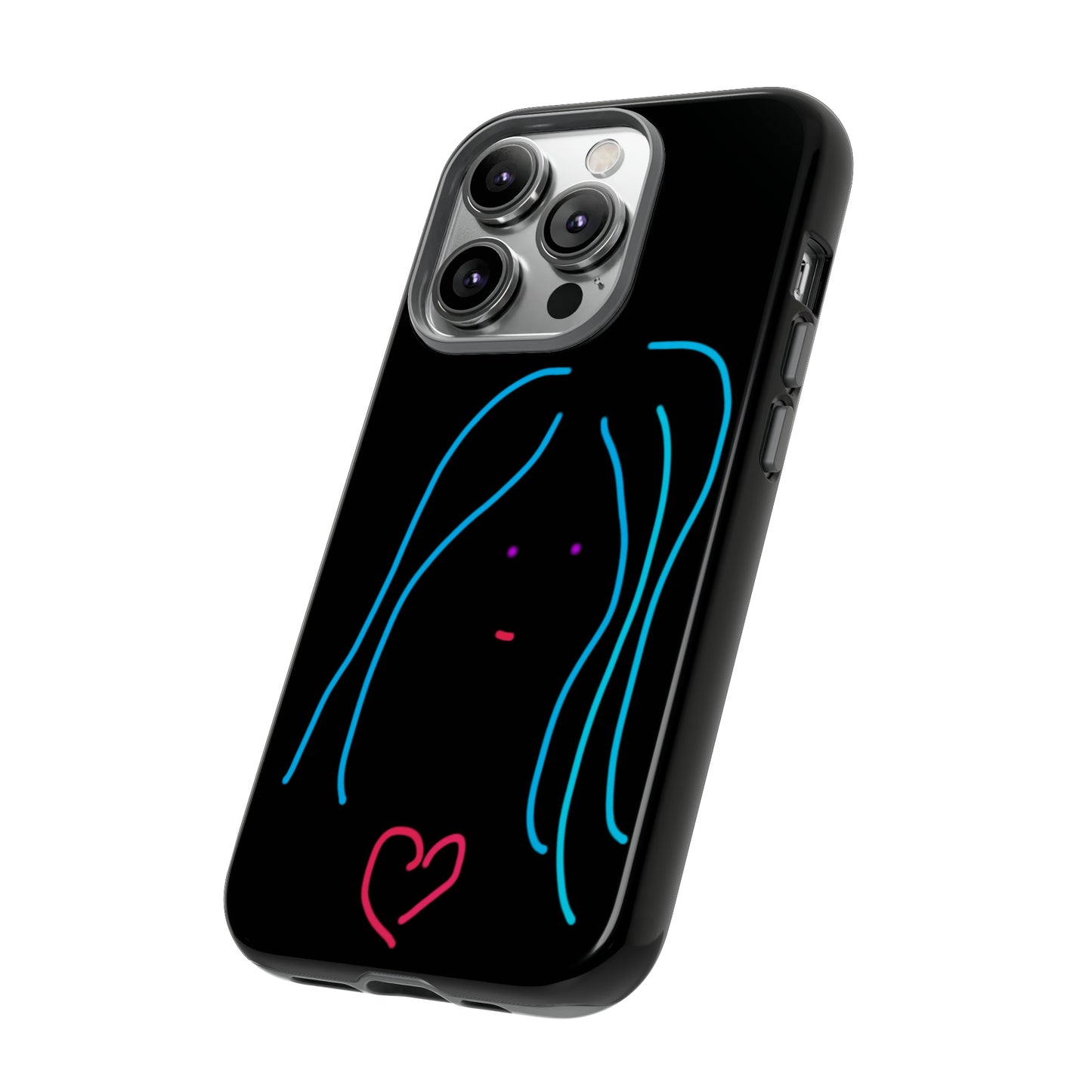 Heart Girl- Tough Cases- 46 Phone Styles