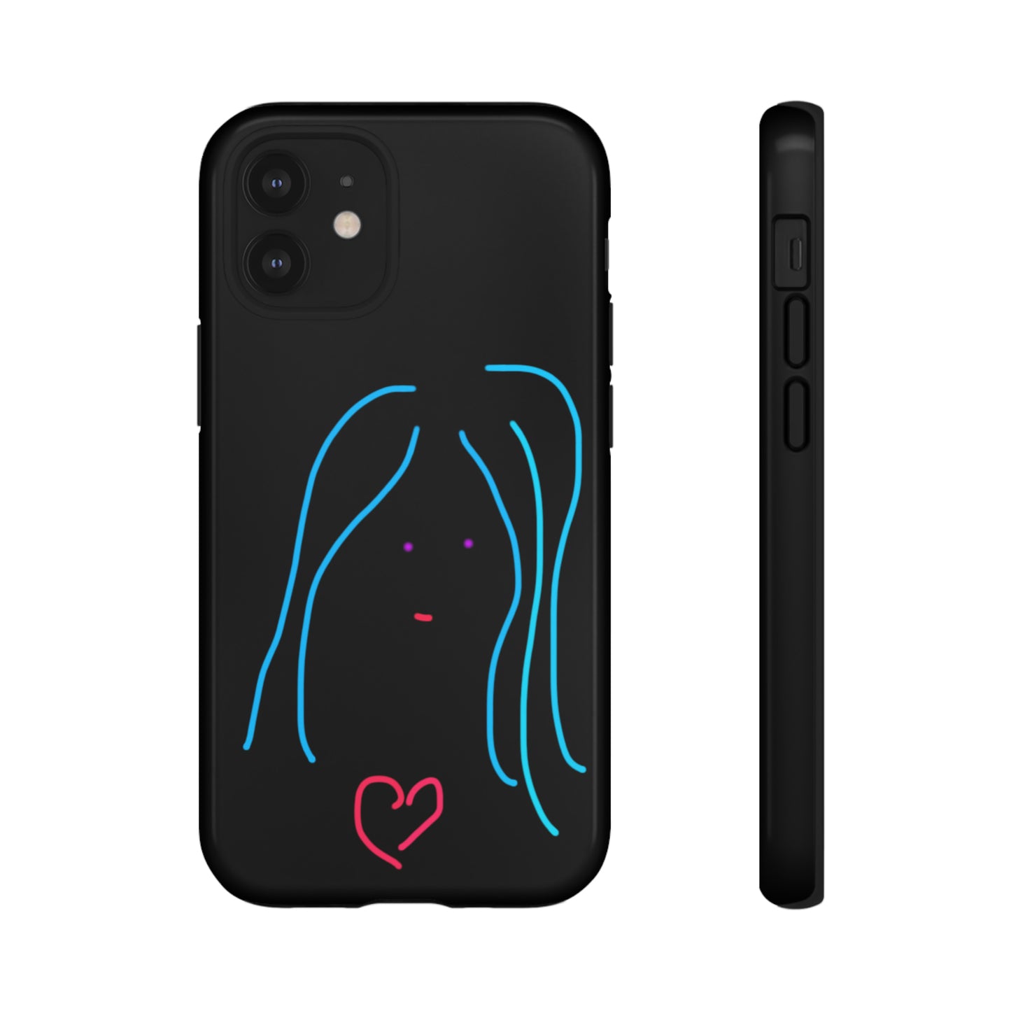 Heart Girl- Tough Cases- 46 Phone Styles