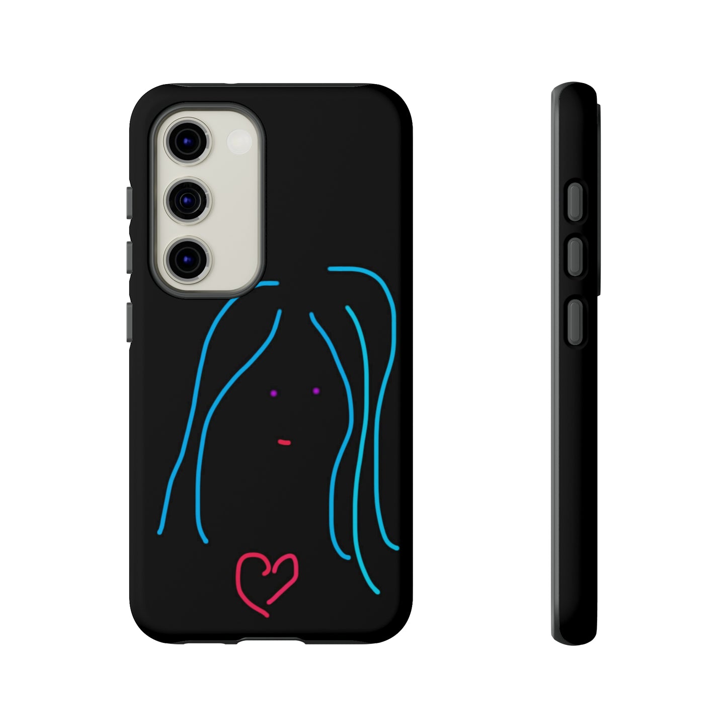 Heart Girl- Tough Cases- 46 Phone Styles