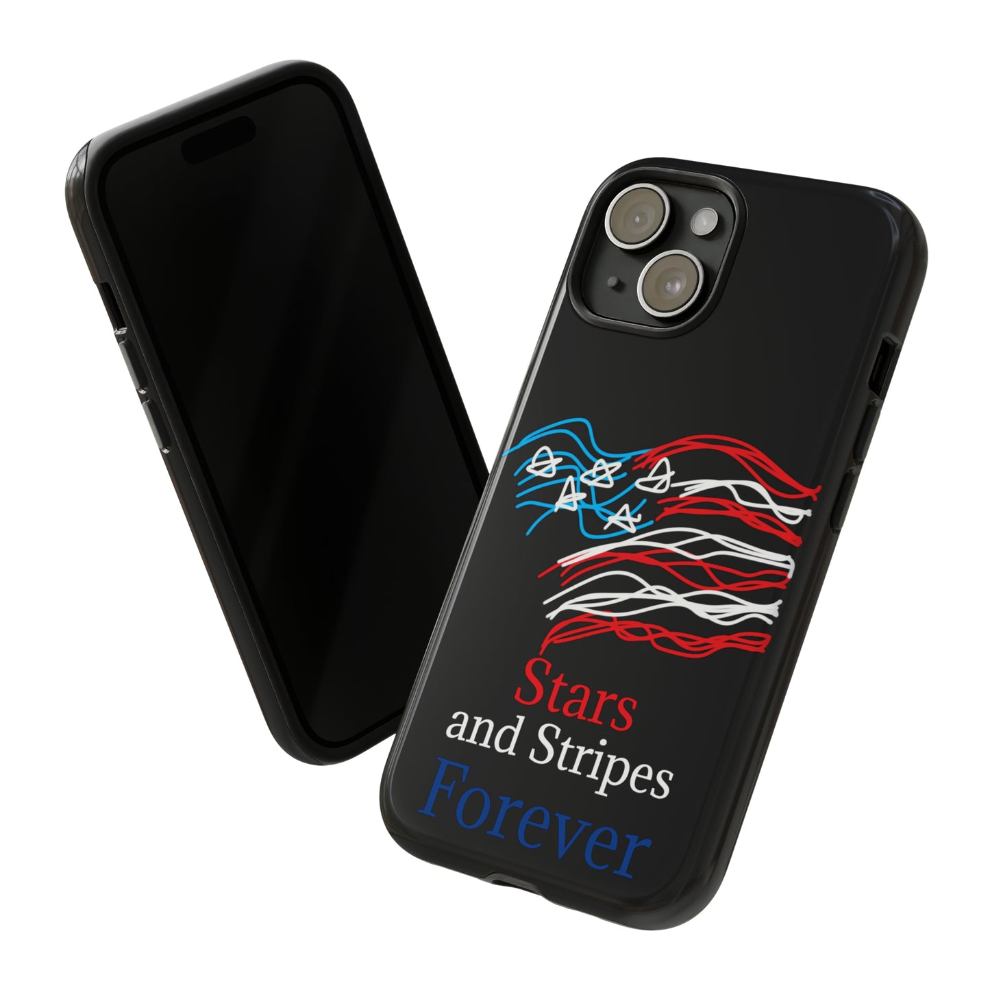 July 4th- Old Glory- Tough Cases- fits 46 styles of phones