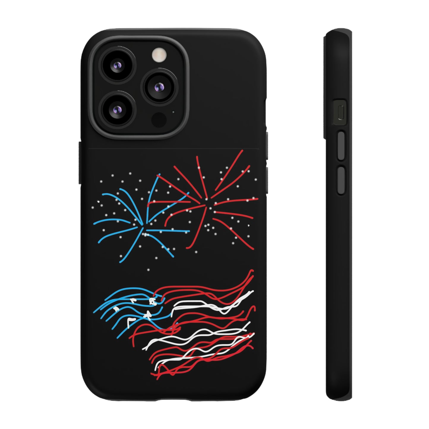 July 4th- Fireworks- Tough Cases- fits 46 phone styles