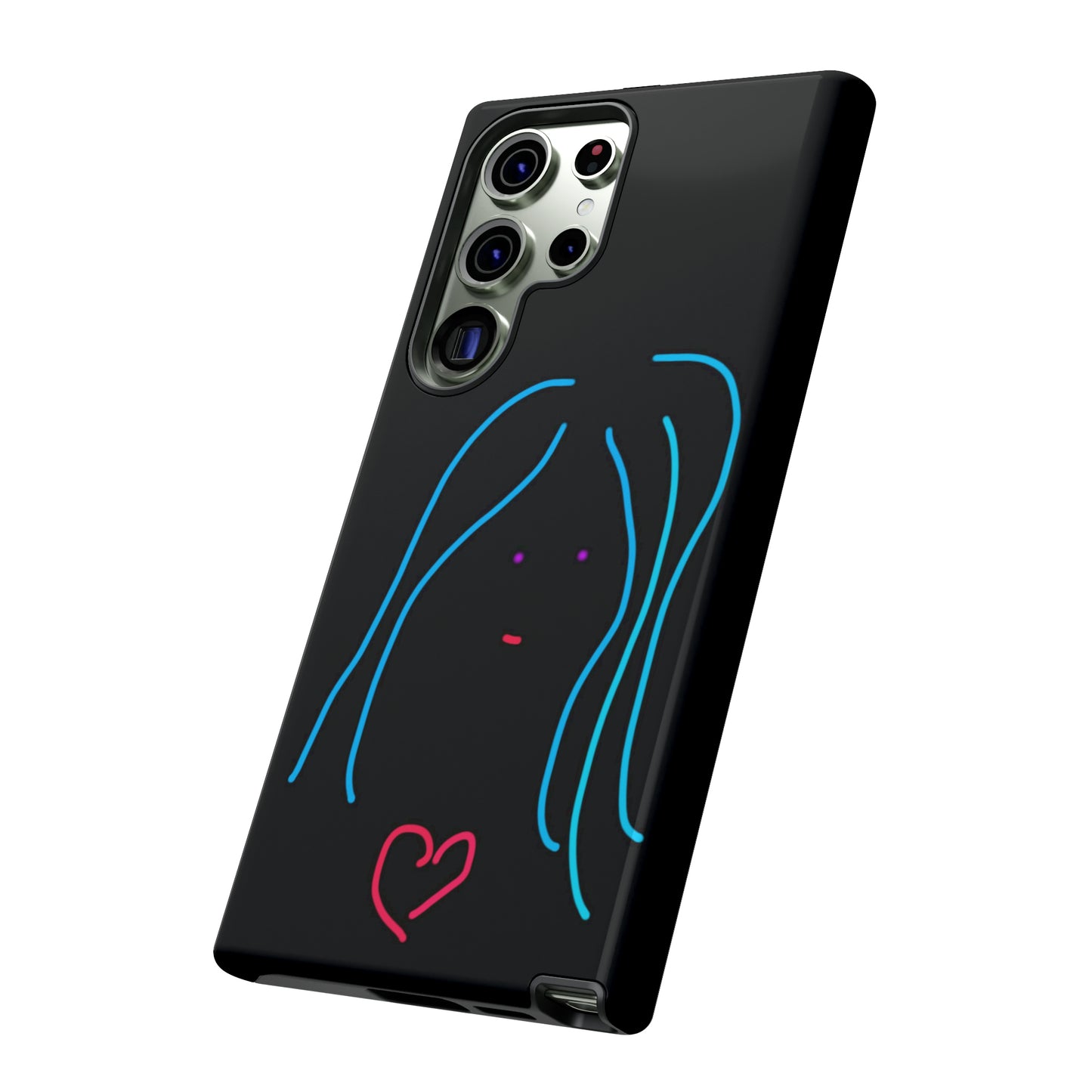 Heart Girl- Tough Cases- 46 Phone Styles
