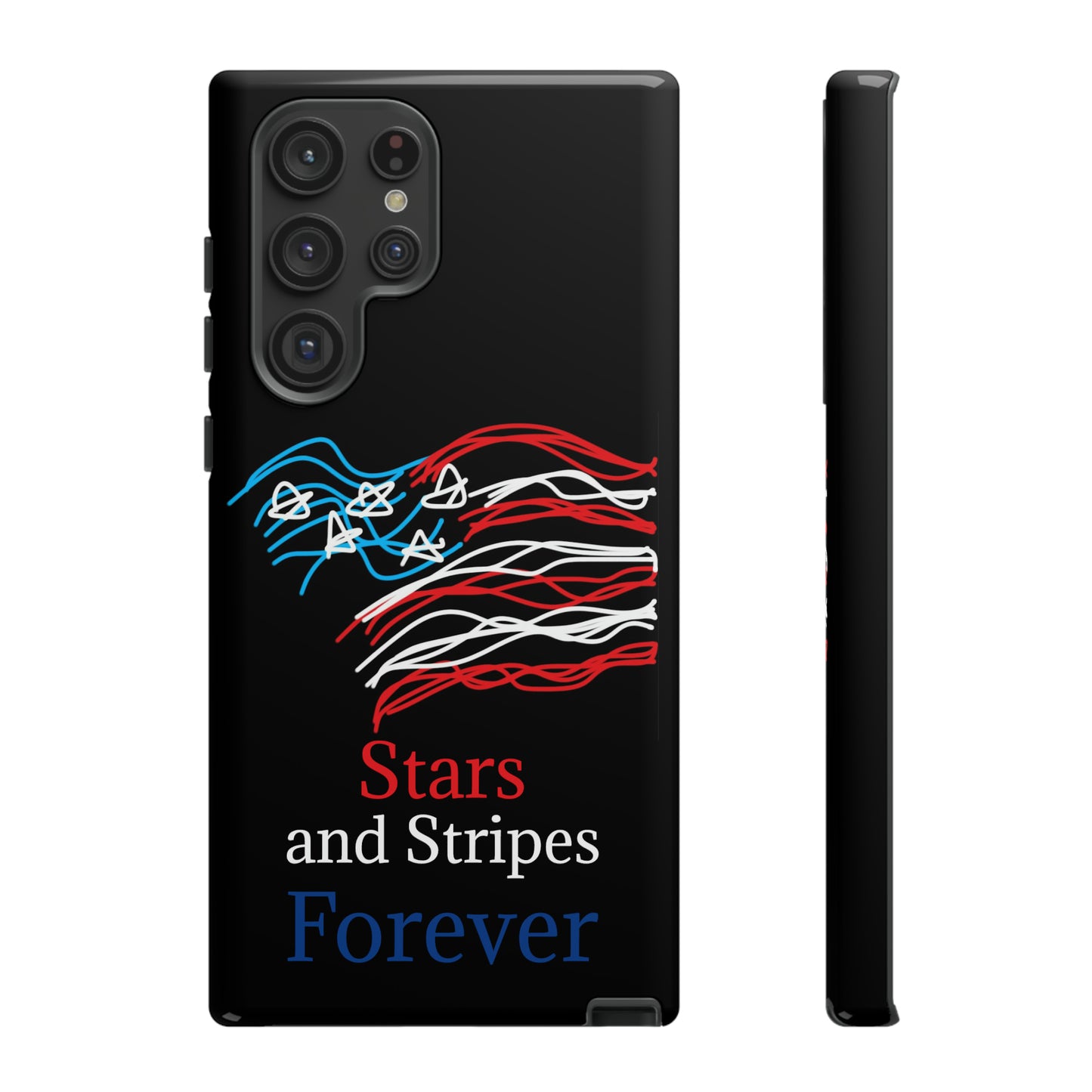 July 4th- Old Glory- Tough Cases- fits 46 styles of phones