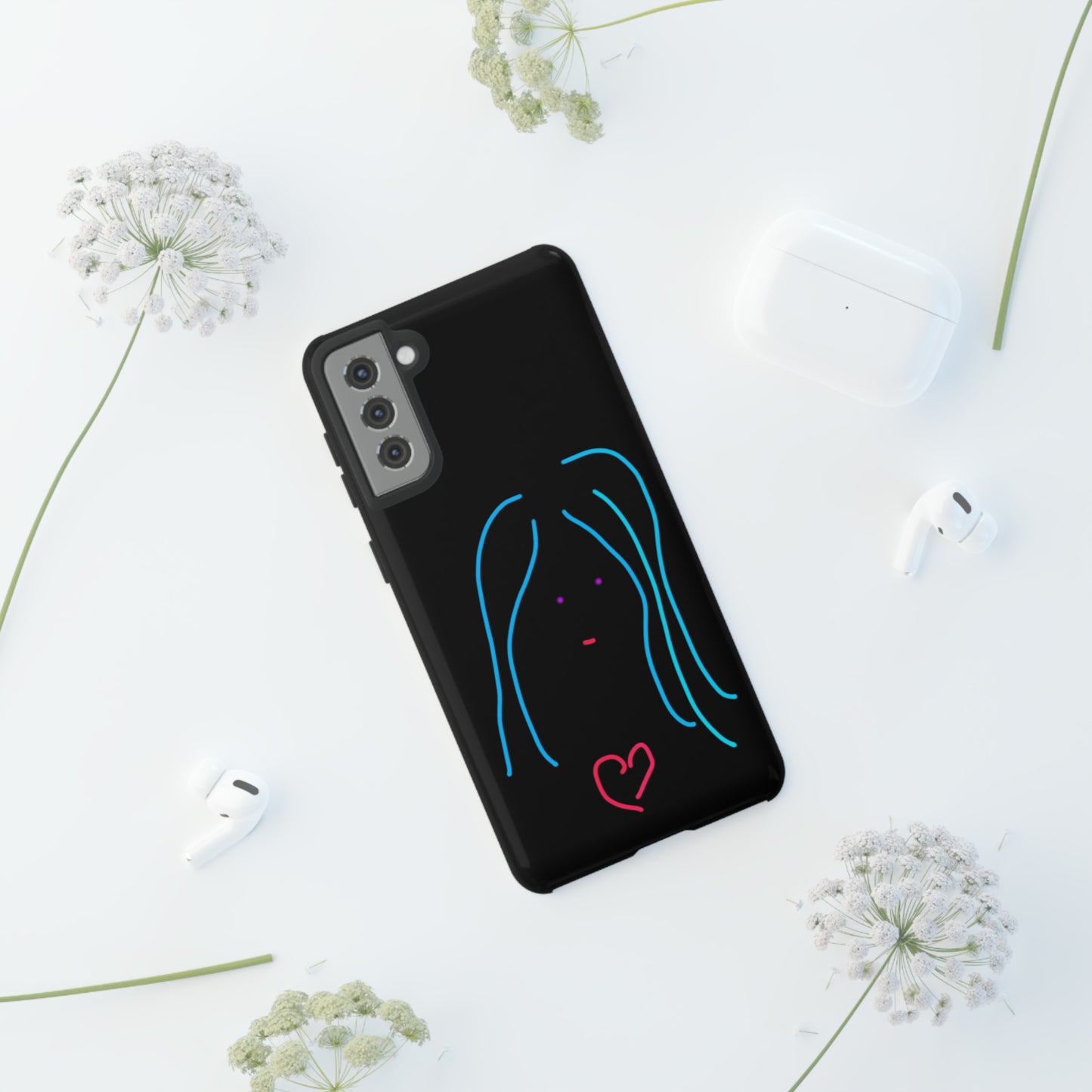 Heart Girl- Tough Cases- 46 Phone Styles