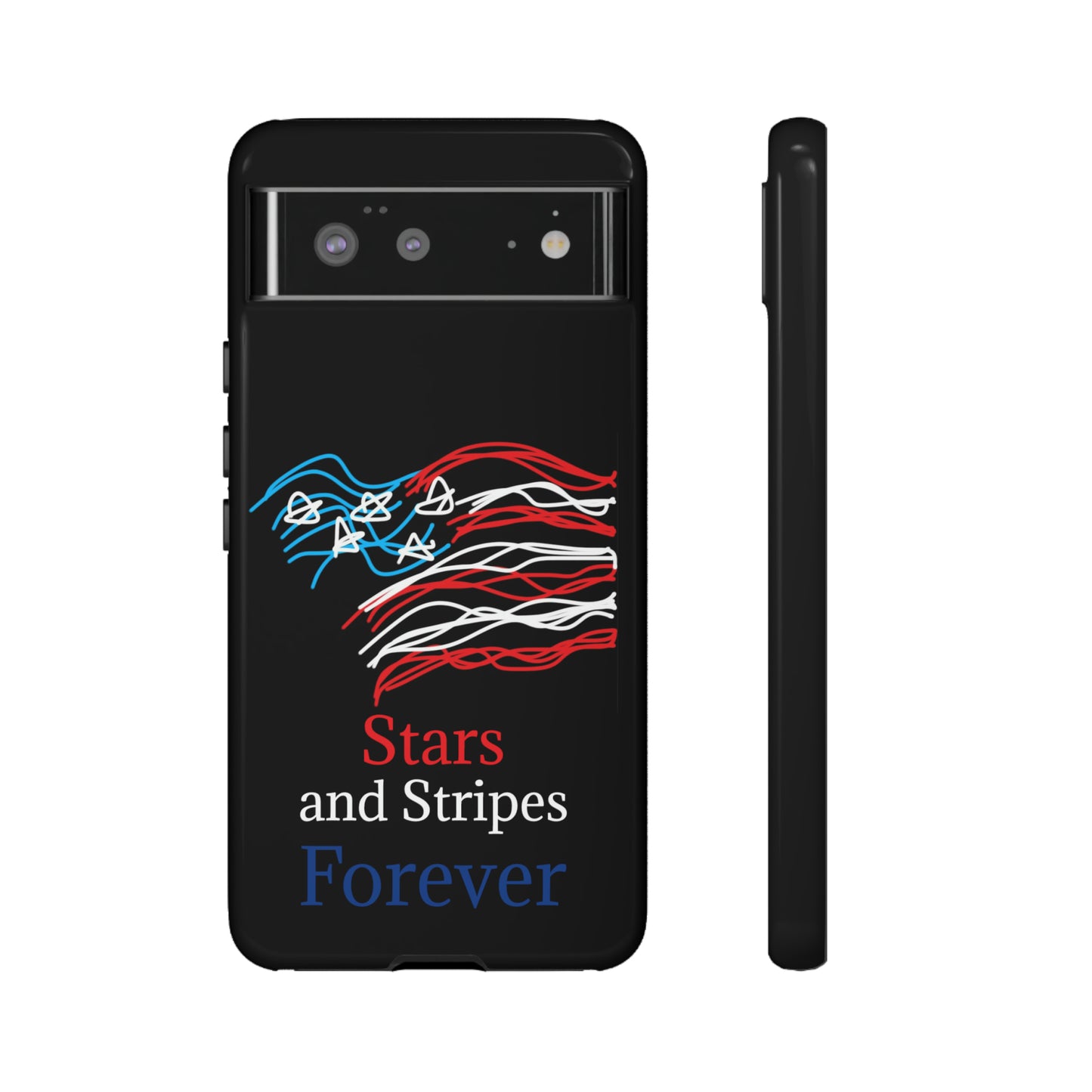 July 4th- Old Glory- Tough Cases- fits 46 styles of phones