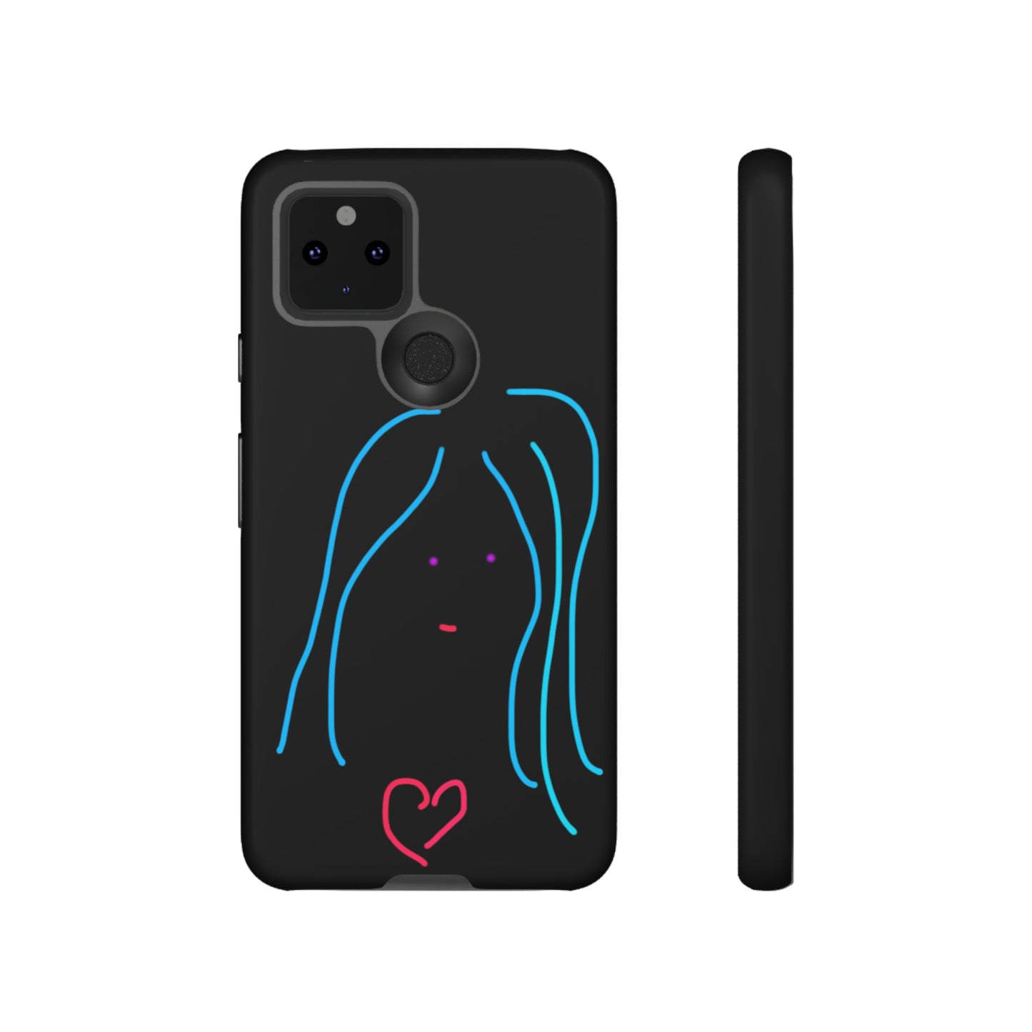 Heart Girl- Tough Cases- 46 Phone Styles