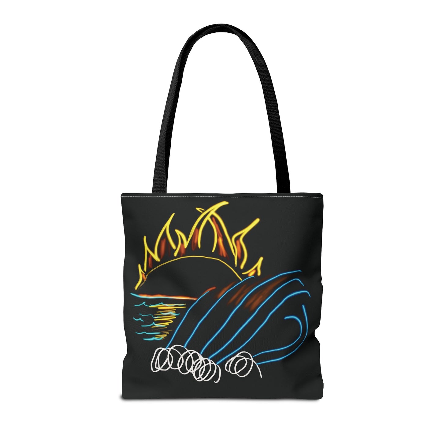 Wave / I love the Night- Tote Bag, 3 sizes