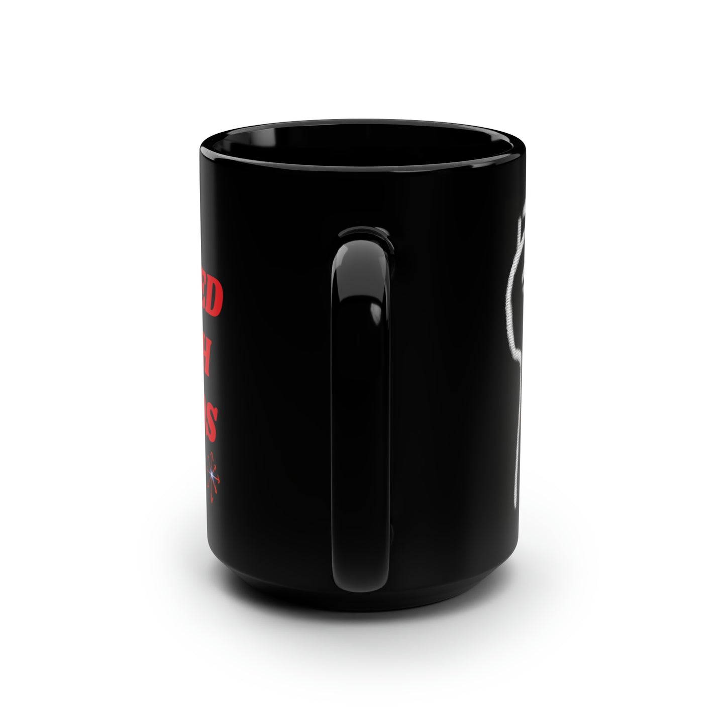 Tattoo- Black Mug, 15oz- Chaos/Fueled with Chaos