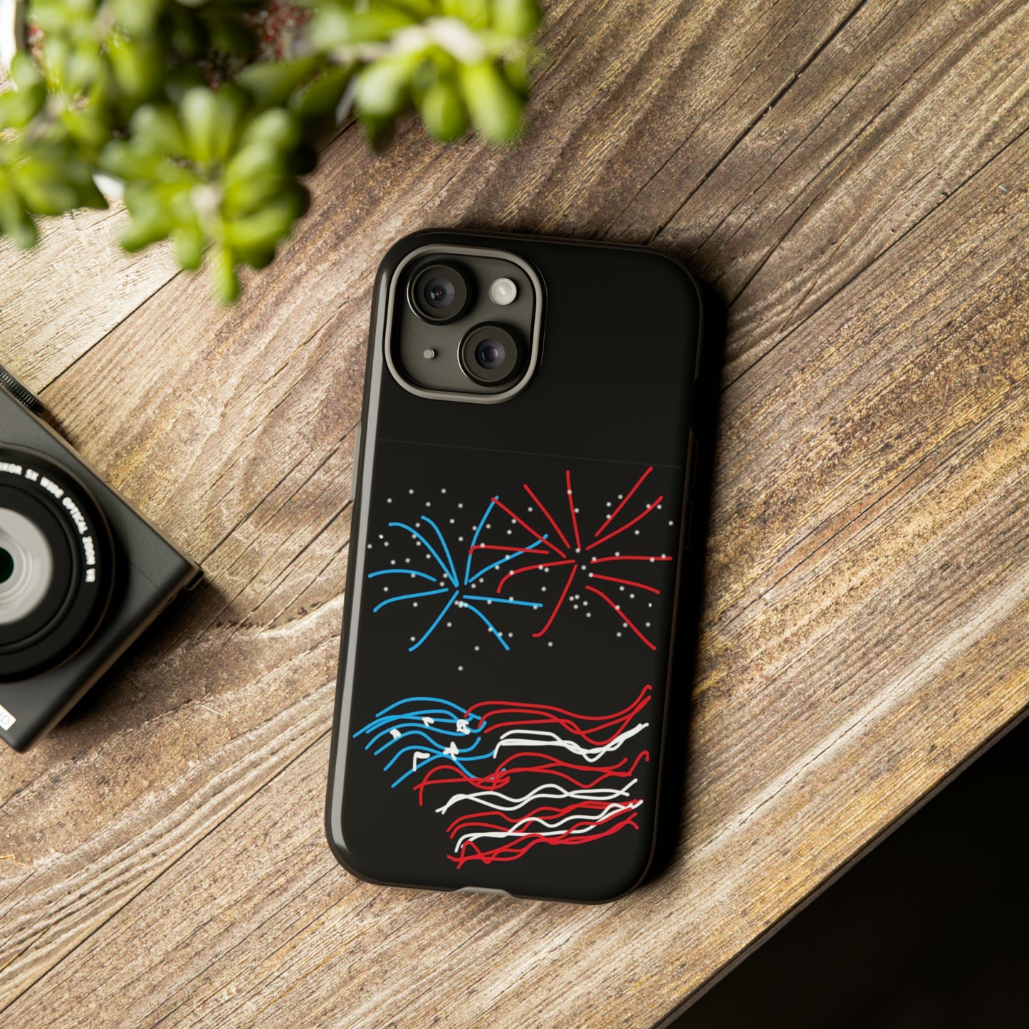July 4th- Fireworks- Tough Cases- fits 46 phone styles