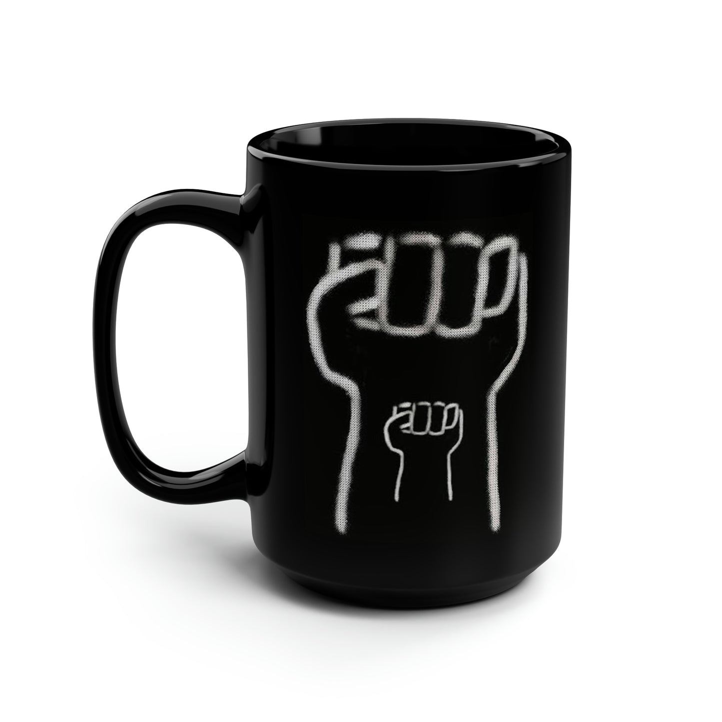 Tattoo- Black Mug, 15oz- Double Fisted