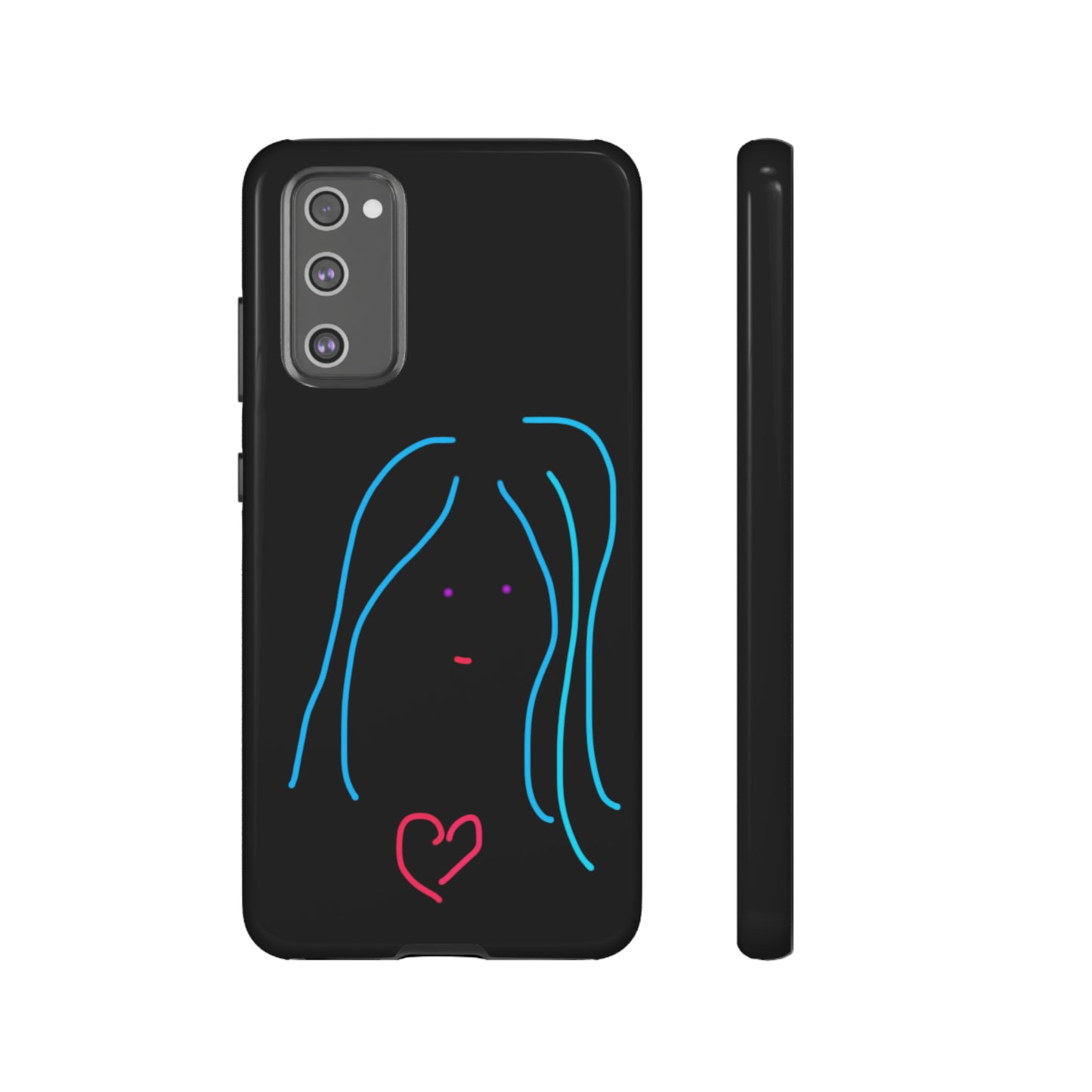 Heart Girl- Tough Cases- 46 Phone Styles