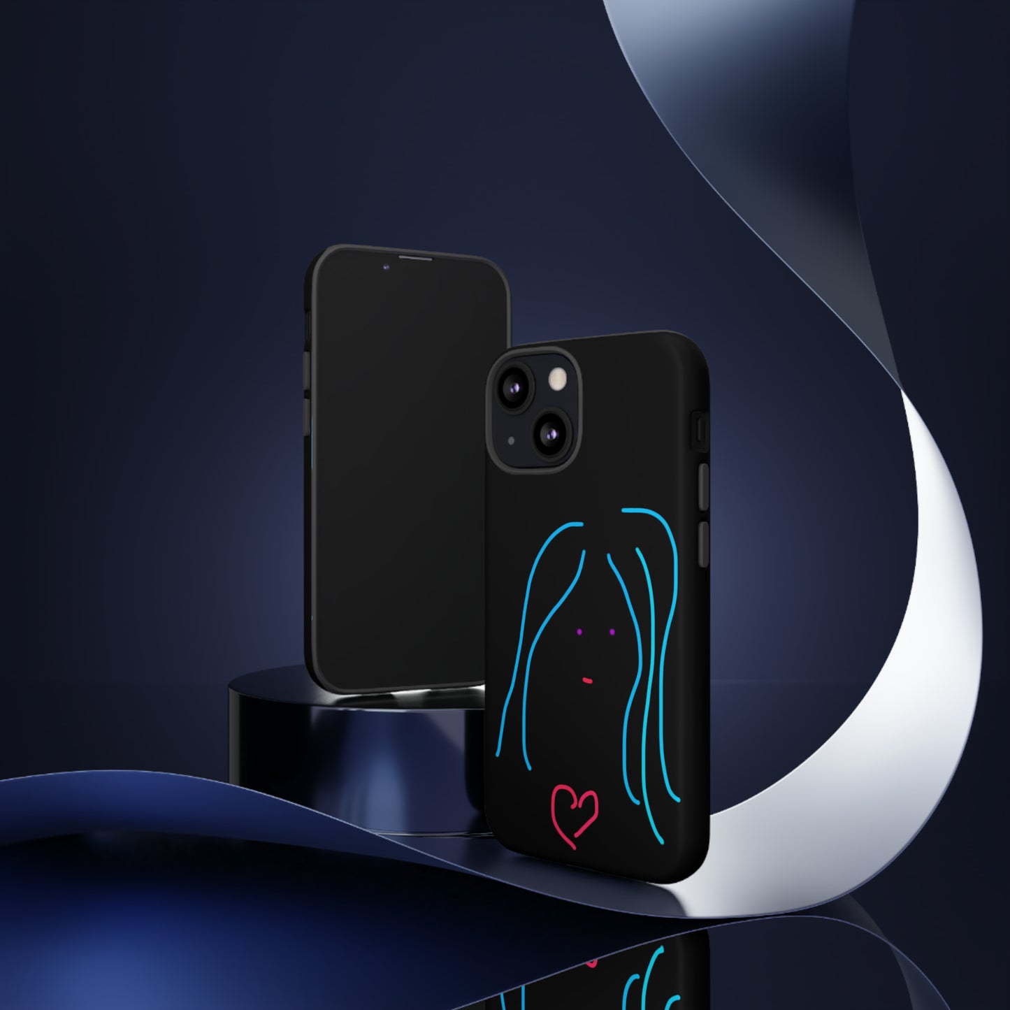 Heart Girl- Tough Cases- 46 Phone Styles