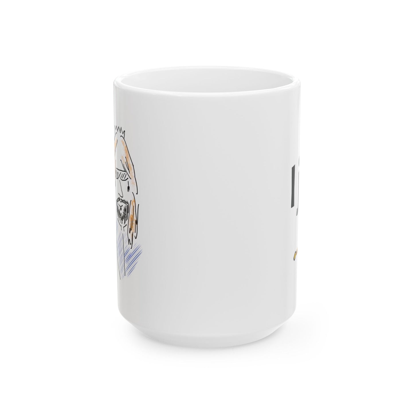 Prankster / "I Jest"- Mug 15 oz, White