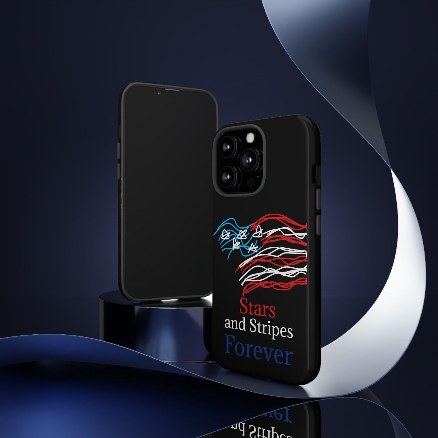 July 4th- Old Glory- Tough Cases- fits 46 styles of phones