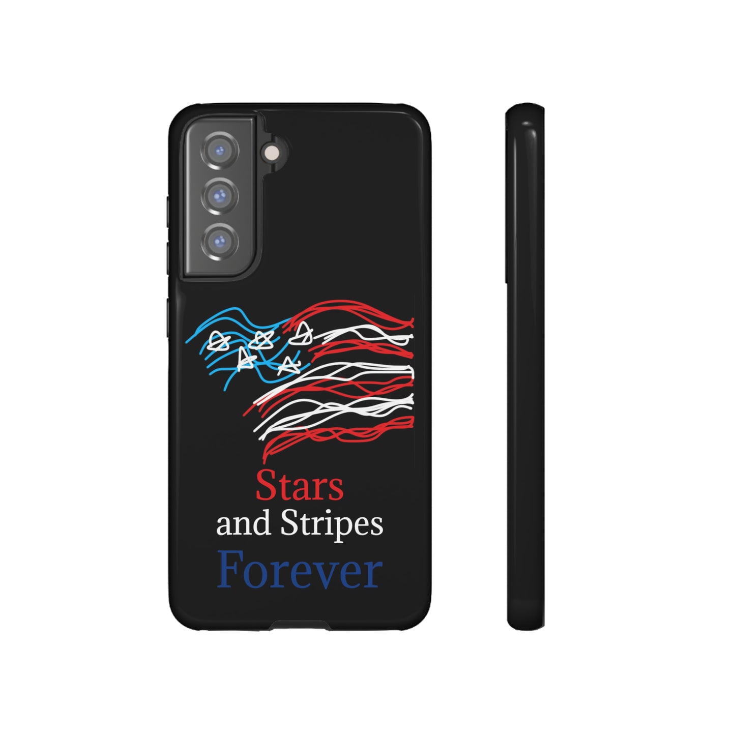 July 4th- Old Glory- Tough Cases- fits 46 styles of phones
